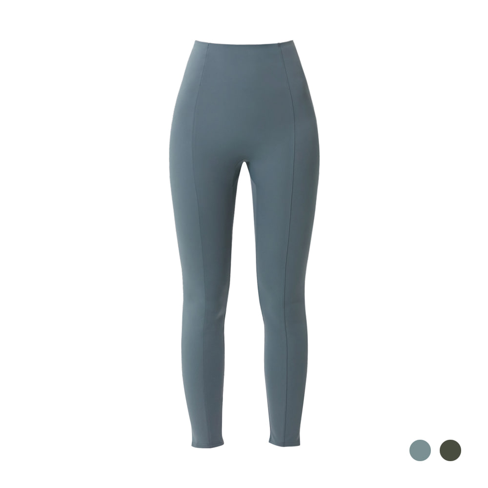 QUA VINO - [현재분류명] - Powder细腿描绘紧身裤9分 (2 colors)